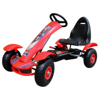 Pedálos Gokart Inlea4Fun Racing XL - Piros 