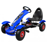 Pedálos Gokart Inlea4Fun Racing XL - Kék 