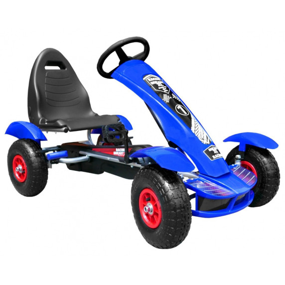 Pedálos Gokart Inlea4Fun Racing XL - Kék