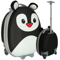 Gyerek bőrönd kerekeken - Pingvin 