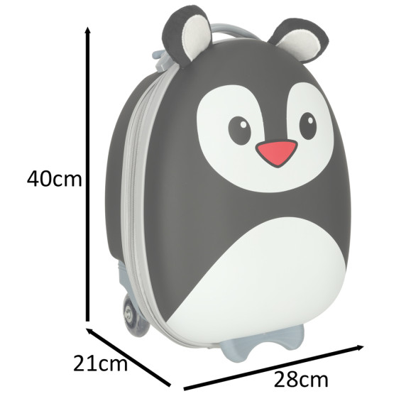 Gyerek bőrönd kerekeken - Pingvin