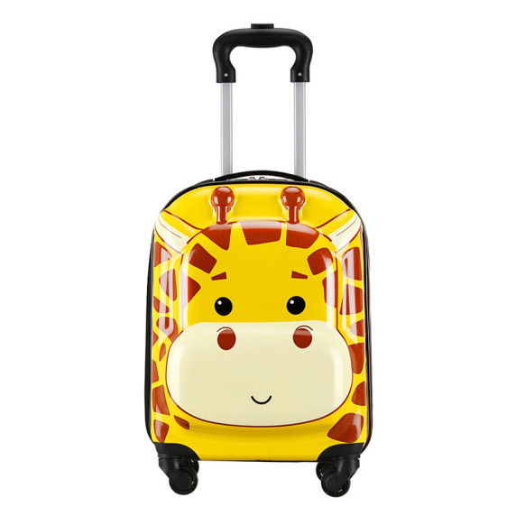 Gyermek bőrönd kerekeken - Zsiráf
