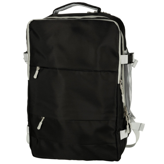 Utazó hátizsák vízálló USB kábel 45x16x28 cm - Fekete
