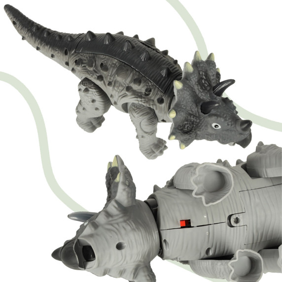 Interaktív játék dinoszaurusz Inlea4Fun DINO SPACE - Triceratops