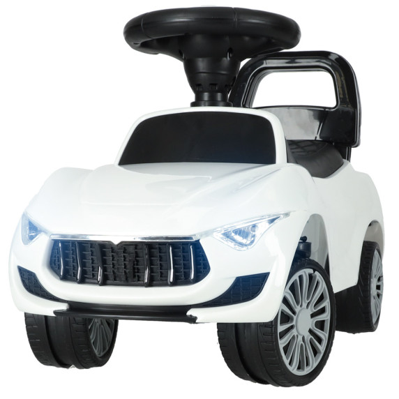 Lábbal hajtós gyermekjármű, bébitaxi BABY CAR - Fehér