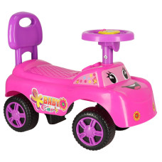 Lábbal hajtós gyermekjármű, bébitaxi Inlea4Fun BABY CAR - Rózsaszín Előnézet