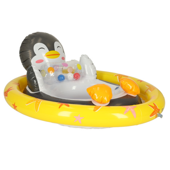 Úszógumi úszóponton pingvin INTEX 59570