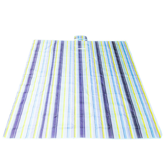 Strandszőnyeg piknik takaró 200x200 cm - Kék