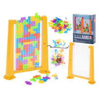 Tetris műanyag puzzle 70 darabos Inlea4Fun BLACK GAME 