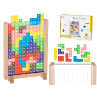 Tetris műanyag kirakó 42 darabos Inlea4Fun BRAIN TEASERS 