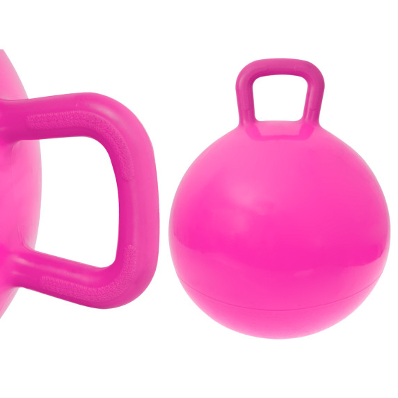 Füles ugráló labda gyerekeknek 45 cm- Rózsaszín