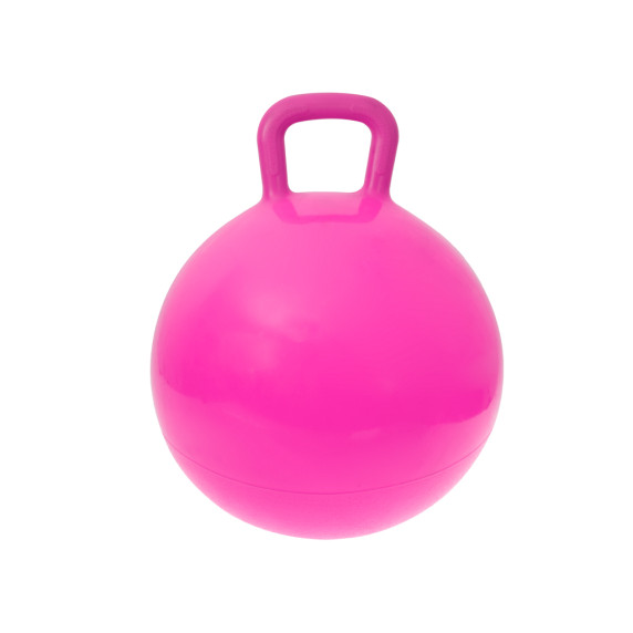 Füles ugráló labda gyerekeknek 45 cm- Rózsaszín