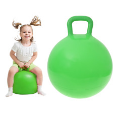 Füles ugráló labda gyerekeknek 45 cm- Zöld Előnézet
