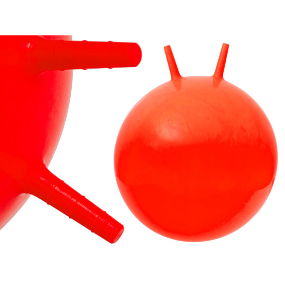 Füles ugráló labda gyerekeknek 65 cm- Piros