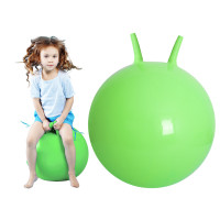 Füles ugráló labda gyerekeknek 65 cm- Zöld 