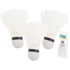 Badminton, tollaslabda 3 darab - Fehér 