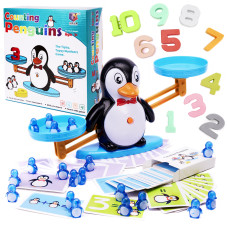 Oktatójáték, matematikai segédmérleg Inlea4Fun COUNTING PINGUINS - pingvin 