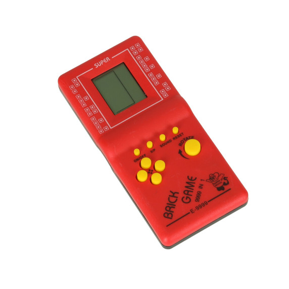 Tetrisz ügyességi játék ELECTRONIC Game 9999in1 - Piros