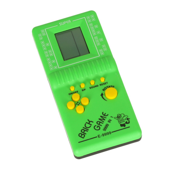 Tetrisz ügyességi játék ELECTRONIC Game 9999in1 - Zöld