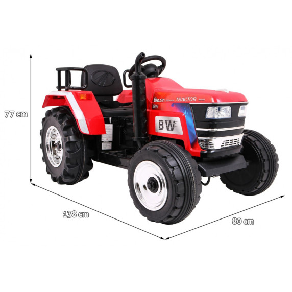 Elektromos négykerekű traktor Inlea4Fun Blazin BW - Piros
