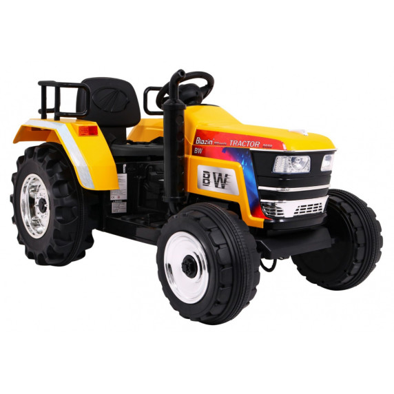 Elektromos négykerekű traktor Inlea4Fun Blazin BW - Sárga