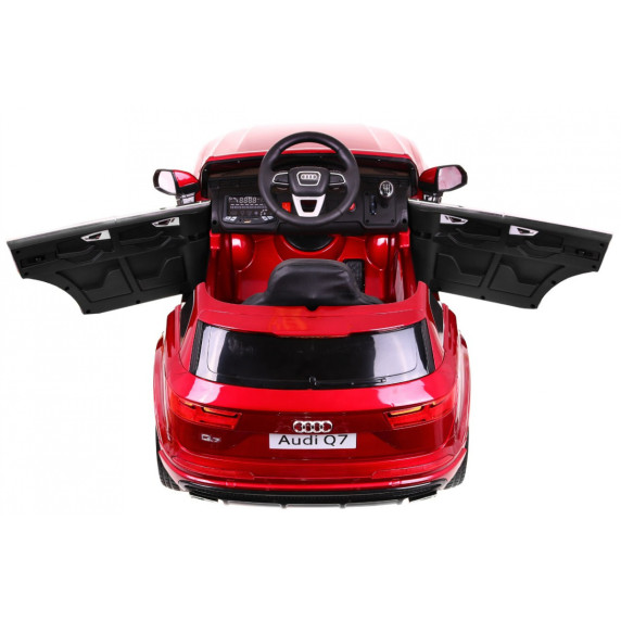 Elektromos kisautó Audi Q7 Quattro S-Line - Piros lakkozott