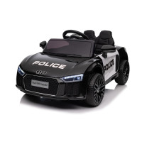 Elektromos kisautó Audi R8 Spyder Police - rendőrautó 