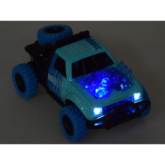 Kaszkadőr autó Predator 4x4 - kék