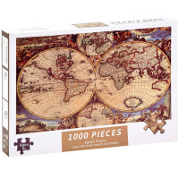 Puzzle Inlea4Fun 1000 darab - Világtérkép 