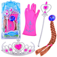 Hercegnői kiegészítők ékszerek Inlea4Fun PRINCESS ADORNMENT - rózsaszín 