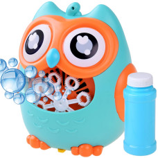 Buborékfújó játék Inlea4Fun BUBBLE OWL - Bagoly kék 