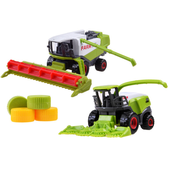Farm játék készlet mezőgazdasági gépekkel Inlea4Fun FARM TRACTOR SET