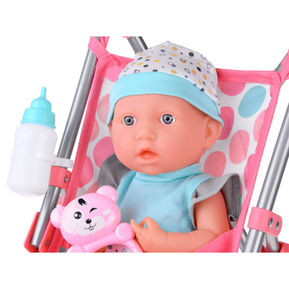 Játék baba kiegészítőkkel Inlea4Fun BABYDOLL ZA4781
