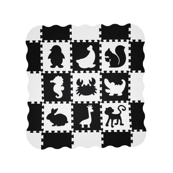 Hab puzzle, kontrasztos szőnyeg, állatformák ZA4783