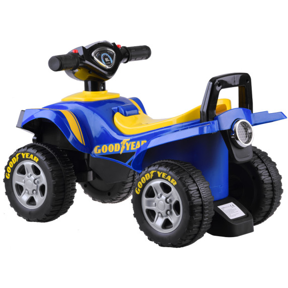 Elektromos négykerekű quad Goodyear - kék/sárga
