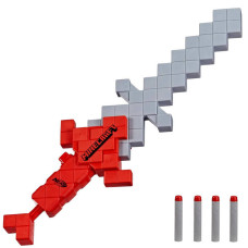 Játék kard + 4 nyíl Hearstealer NERF Minecraft Előnézet