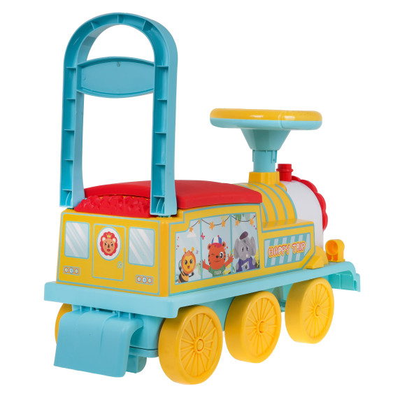 Elektromos mozdony gyerek jármű oroszlános Inlea4Fun DEARBONG Children´s train