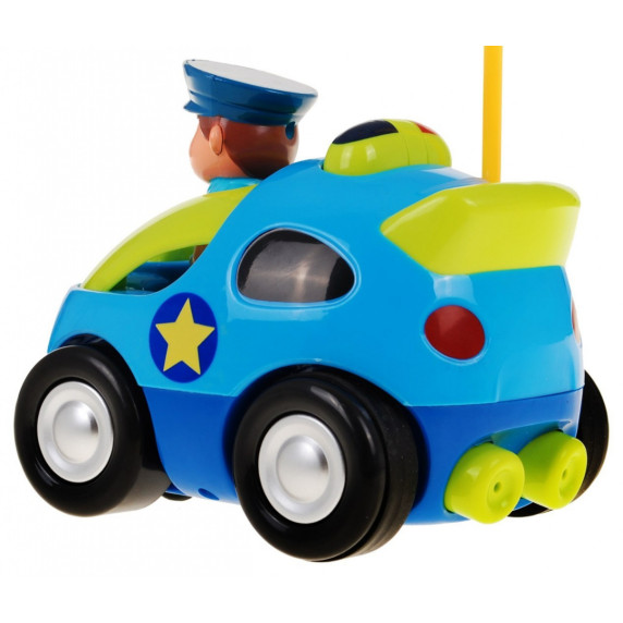 Távirányítós rendőrautó fény- és hangeffektekkel Inlea4Fun CARTOON CAR