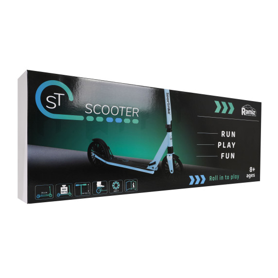 Összecsukható roller SPORTRIKE Scooter - ezüst