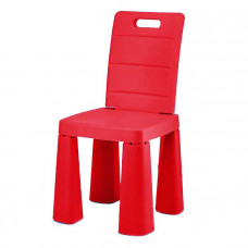 Műanyag gyerekszék és ülőke Inlea4Fun EMMA - Piros Előnézet