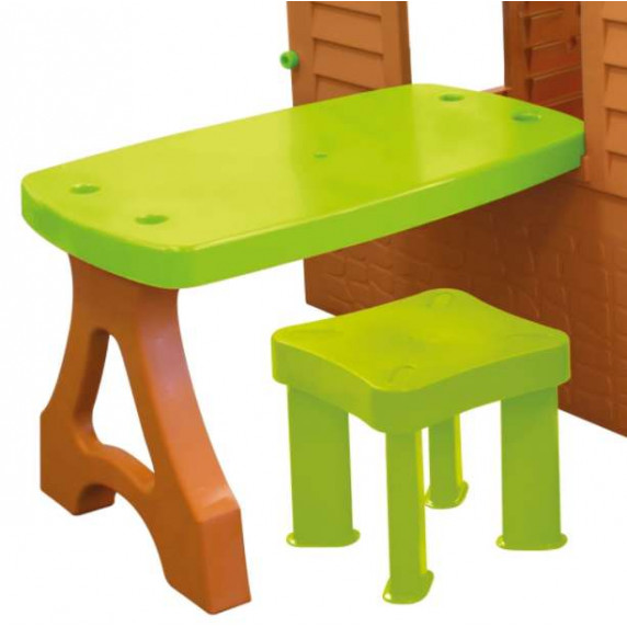 Kerti játszóház asztallal Inlea4Fun GARDEN HOUSE with TABLE