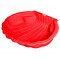 Kagyló homokozó 109x94x22 cm Inlea4Fun MAXI - piros