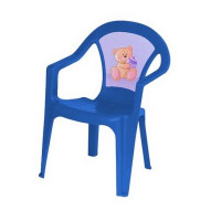 Műanyag szék gyerekeknek Inlea4Fun - Kék 