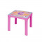 Műanyag kisasztal Inlea4Fun - Rózsaszín