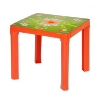 Műanyag kisasztal Inlea4Fun - Piros 