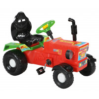 Pedálos traktor Inlea4Fun FARMER TRACTOR - Piros 
