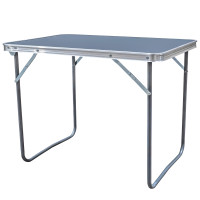 Összecsukható kemping asztal 80x60x70 cm AGA MR2020-Grey - Szürke 