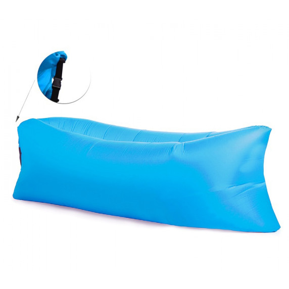 Felfújhatós Relax zsák 200x70 cm LAZY BAG - Kék