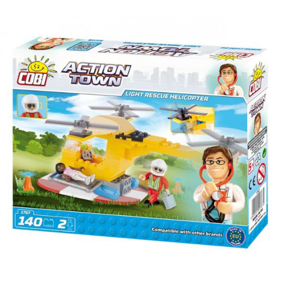 COBI 1767 Action Town Mentőhelikopter