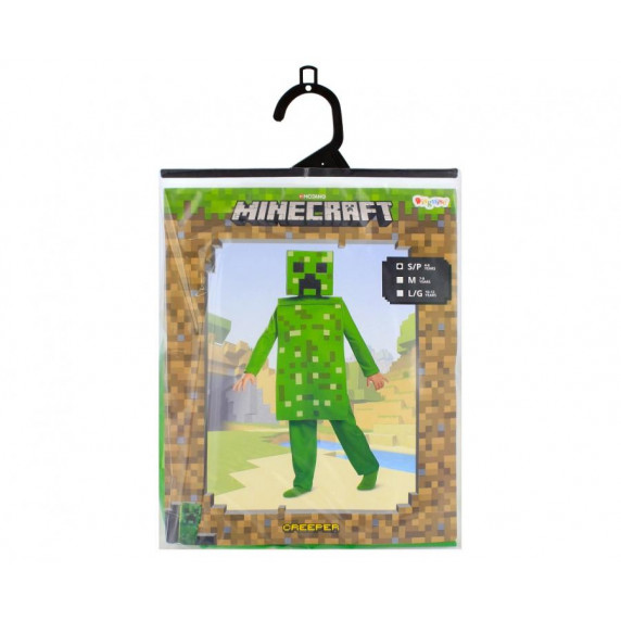 Gyerek jelmez Creeper Minecraft GoDan - méret 4-6 év